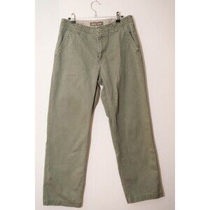 Roots Jeans Mens green pants cotton 32/30
